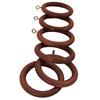 ESSENTIAL CURTAIN POLE RINGS OAK