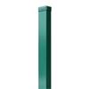 GALV FENCE POST 125HX50MMX50MM RAL 6005 GREEN