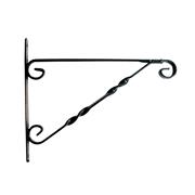 BLOSSOM HANGING BASKET BRACKET BLACK 12'