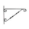 BLOSSOM HANGING BASKET BRACKET BLACK 12'