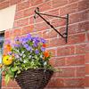 BLOSSOM HANGING BASKET BRACKET BLACK 14'