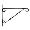 BLOSSOM HANGING BASKET BRACKET BLACK 14'