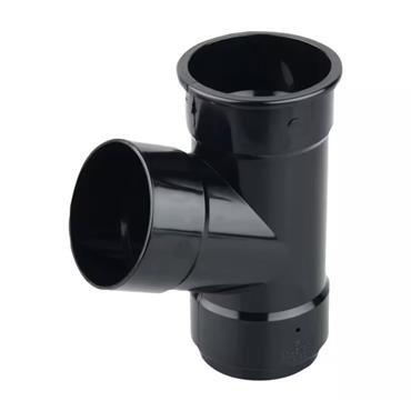 ROUNDLINE BLACK  DOWNPIPE BRANCH (2.5``)