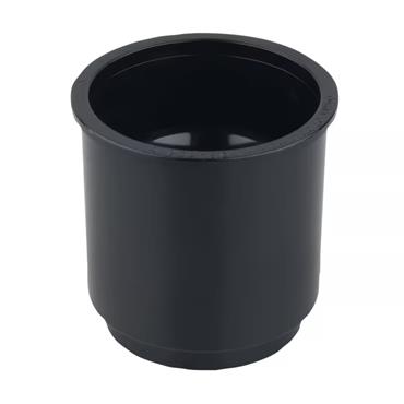 ROUNDLINE BLACK  DOWNPIPE CONNECTOR 2.5``