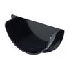 ROUNDLINE BLACK  GUTTER STOP END (INTERNAL)