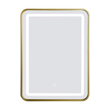 TEMA PALERMO GOLD RECTANGLE LED MIRROR