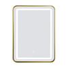 TEMA PALERMO GOLD RECTANGLE LED MIRROR