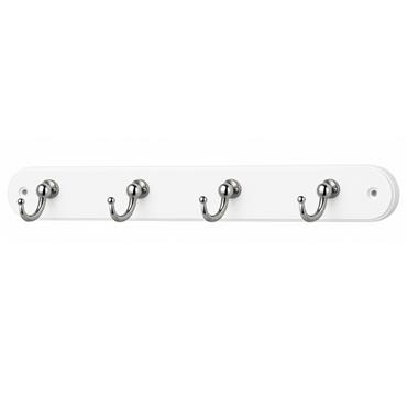 HARCOURT 4 HOOK KEY HANGER WHITE BOARD