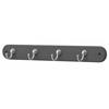 HARCOURT 4 HOOK KEY HANGER GREY BOARD