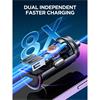 JOYROOM 60W TYPE A TYPE C CAR CHARGER BLK