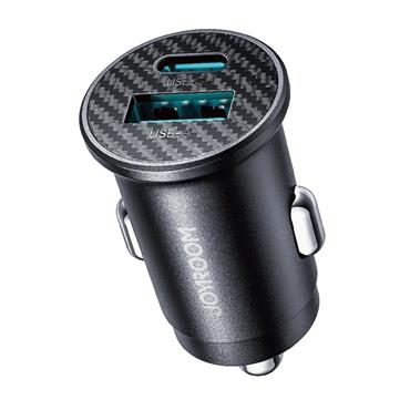 JOYROOM DUAL PORT CAR CHARGER BLK