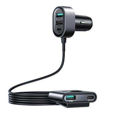 JOYROOM 5 MULTI PORT USB CAR CHARGER BLK