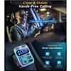 JOYROOM 48W CAR WIRELESS FM TRANMITTER BLK