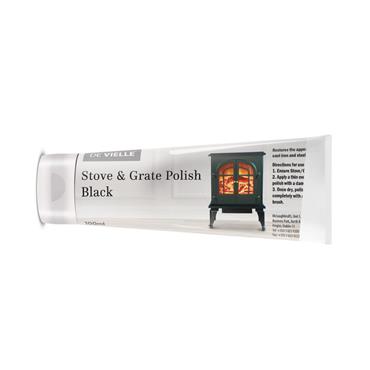 BLACK STOVE AND GRATE POLISH 100ML TUBE