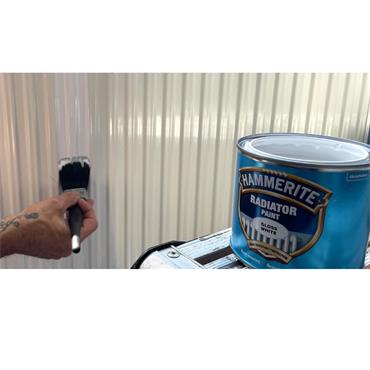 HAMMERITE RADIATOR PAINT GLOSS WHITE 500ML
