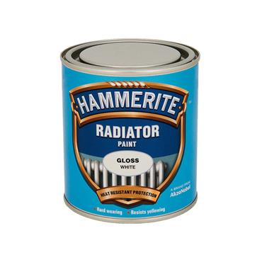 HAMMERITE RADIATOR PAINT GLOSS WHITE 500ML