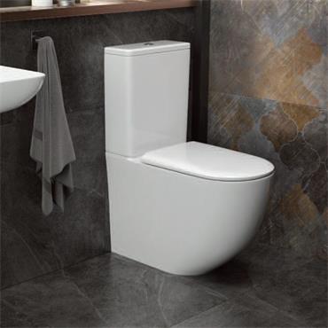  Sonas Inspire Fully Shrouded Close Coupled Rimless Toilet