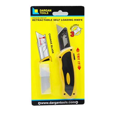DARGAN RETRACTABLE SELF LOADING UTILITY KNIFE