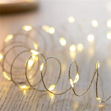 20 LARGE LED ULTRA BRIGHTS BATTERY OPERATED LIGHTS 1.9M