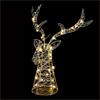 42CM LIT METAL STAGS HEAD