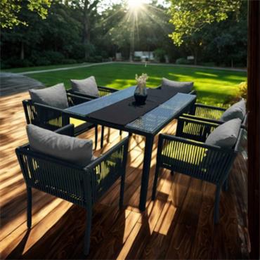 ALANYA 6 SEATER DINING SET