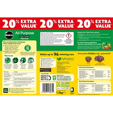 MIRACLE GRO 1.2KG ALL PURPOSE SOLUBLE PLANT FOOD