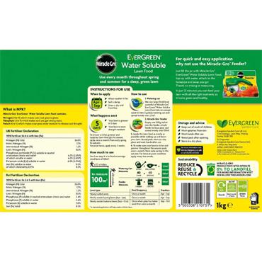 MIRACLE GRO 1KG LAWN FOOD