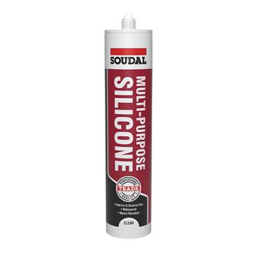 270ML SOUDAL MULTI PURPOSE SILICONE CLEAR