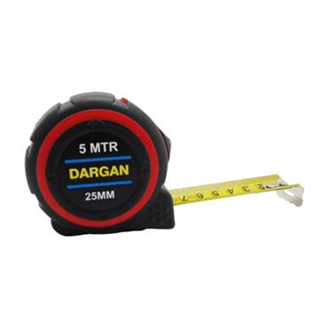 DARGAN 5mtr MEASURING TAPE STEEL RUBBER GRIP