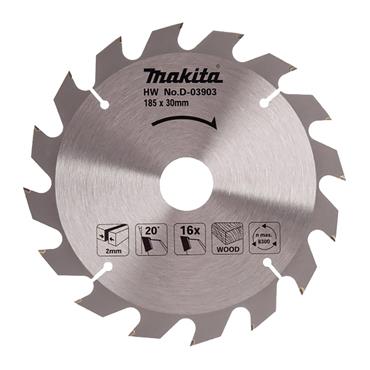 MAKITA TCT BLADE 185 X 16T