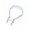 EUROSHOWERS CLIP-ON CURTAIN RINGS CLEAR (12 PCE)