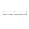 Pipelife Hollow Soffit 300mm - 5m