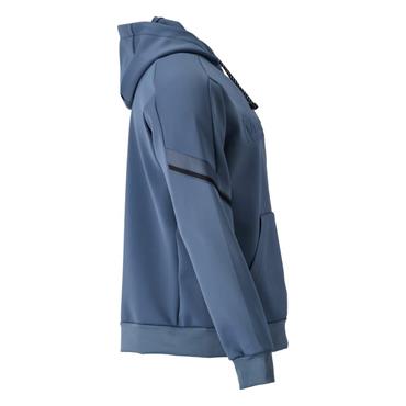 Mascot Fleece Hoodie with Logo - Stone Blue