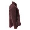 Macot Pile Jacket with Zipper - Bordeaux