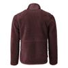 Macot Pile Jacket with Zipper - Bordeaux