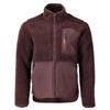 Macot Pile Jacket with Zipper - Bordeaux