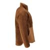Macot Pile Jacket with Zipper - Nut Brown