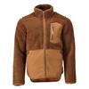 Macot Pile Jacket with Zipper - Nut Brown