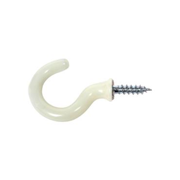Cup Hooks White - 4 Pack
