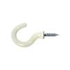 Cup Hooks White - 4 Pack