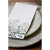 Chic Antique Napkin with Flowers