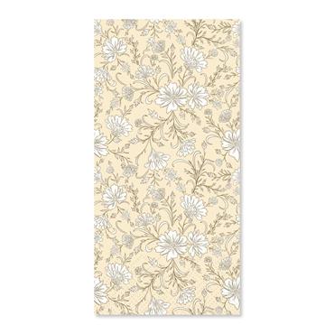 Chic Antique Napkin with Flowers