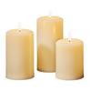 Smart Garden Faux Flame Pillar Candle - Cream