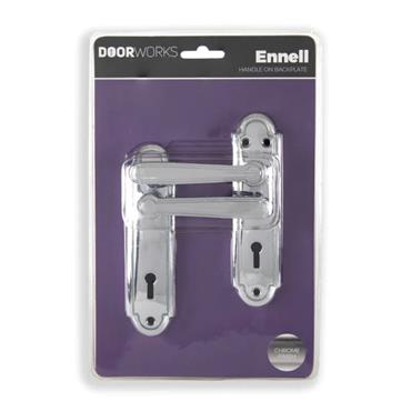 Doorworks Ennell Handle on Backplate