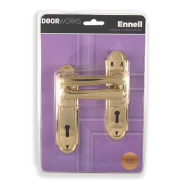 Doorworks Ennell Handle on Backplate