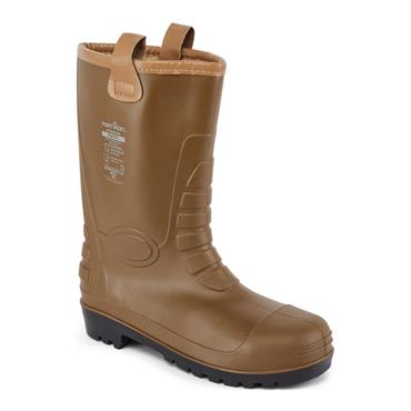 Portwest FW75 Steel PVC Rigger Boot - Tan