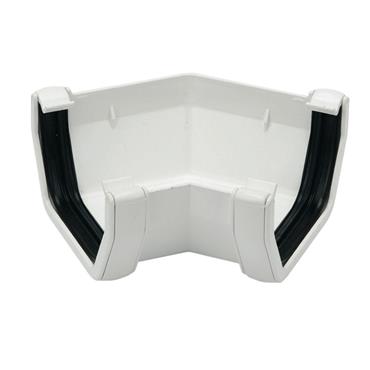Pipelife Square Gutter 114mm - 135° 