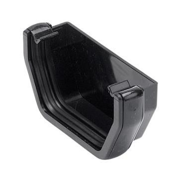 Pipelife Square Gutter External Stopend - 114mm