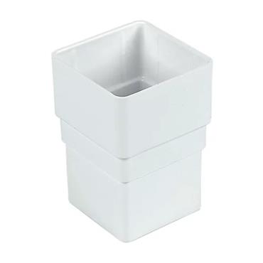 Pipelife Square Pipe Socket - 65mm