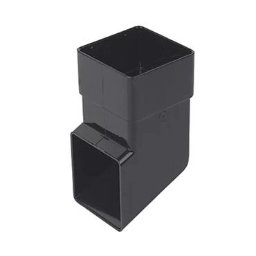 Pipelife Square Downpipe Shoe - 65Mm